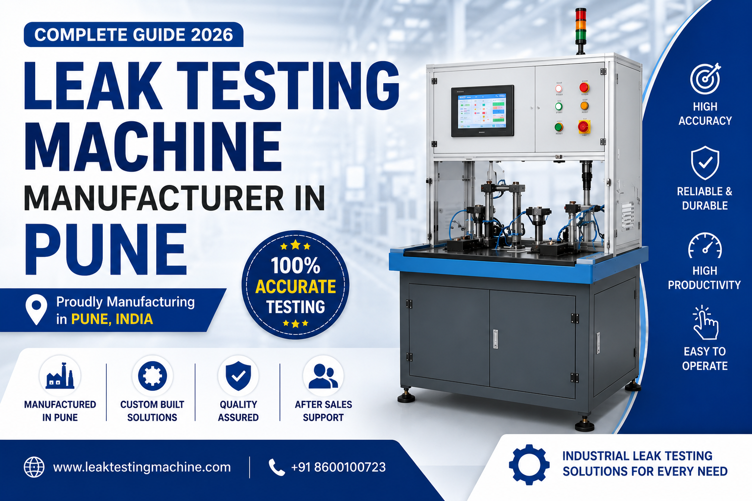 Leak Testing Machine Manufacturer in Pune