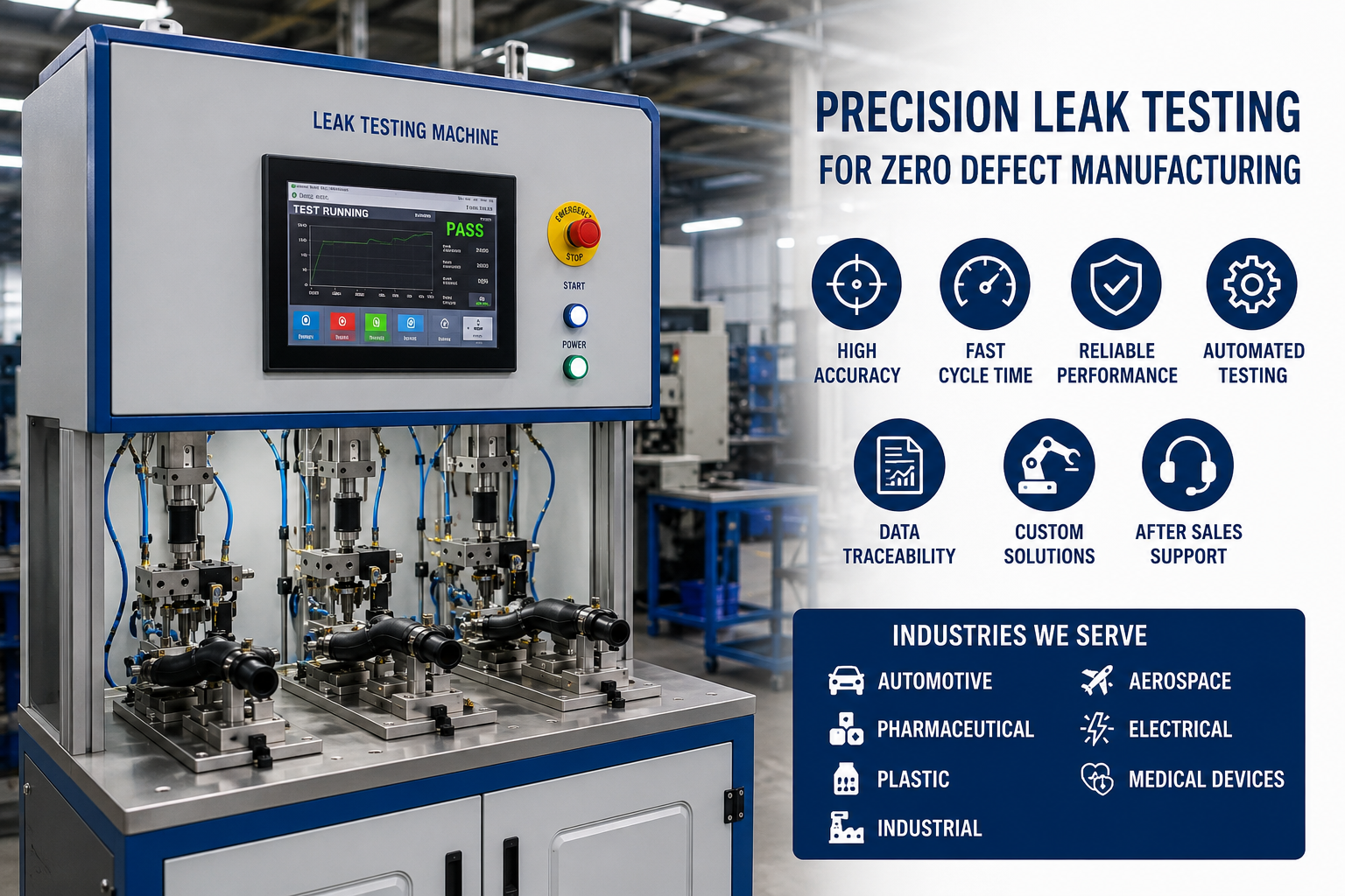 Why Industries Choose Leak Testing Machine Manufacturers in Pune