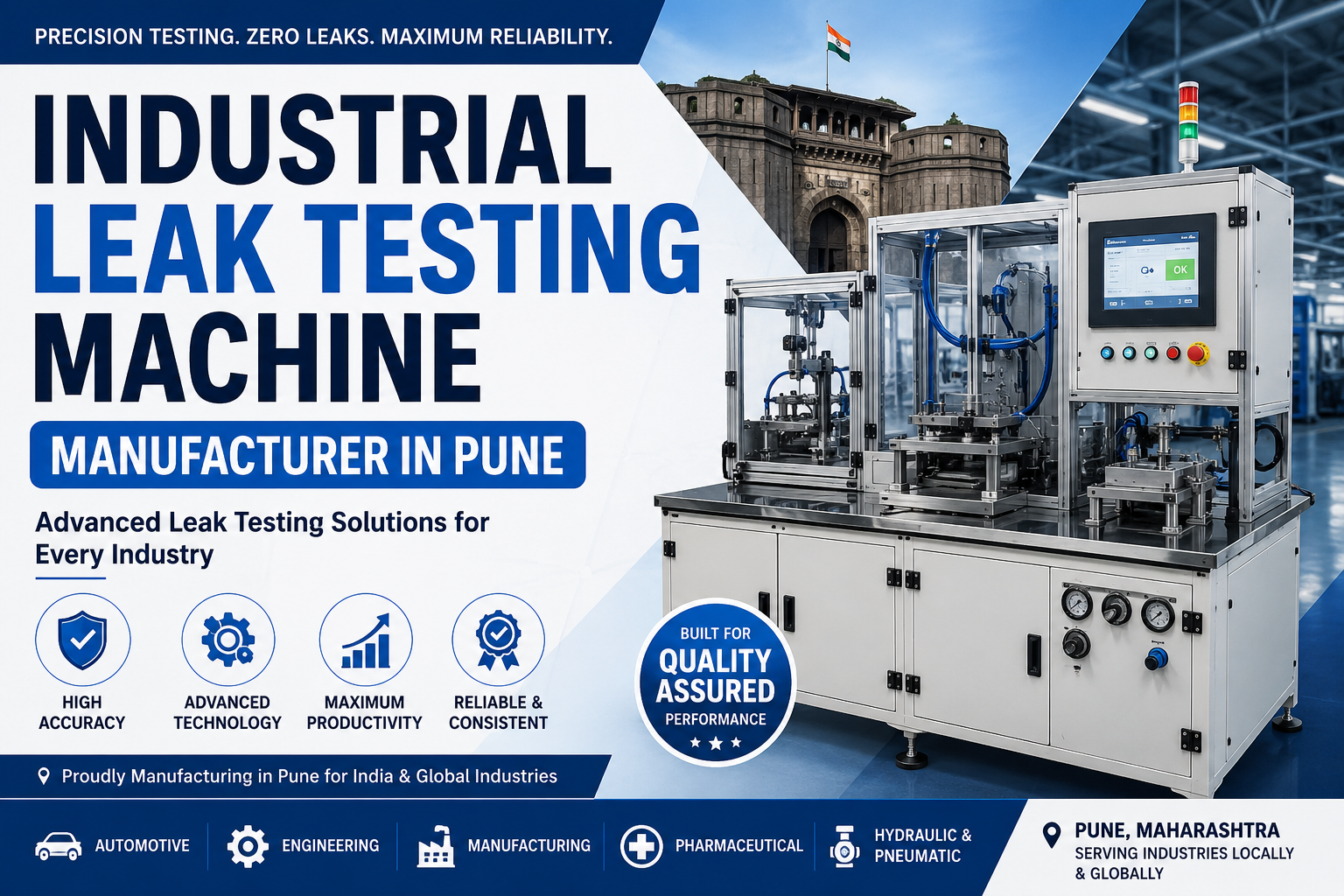 Industrial Leak Testing Machine Manufacturer in Pune