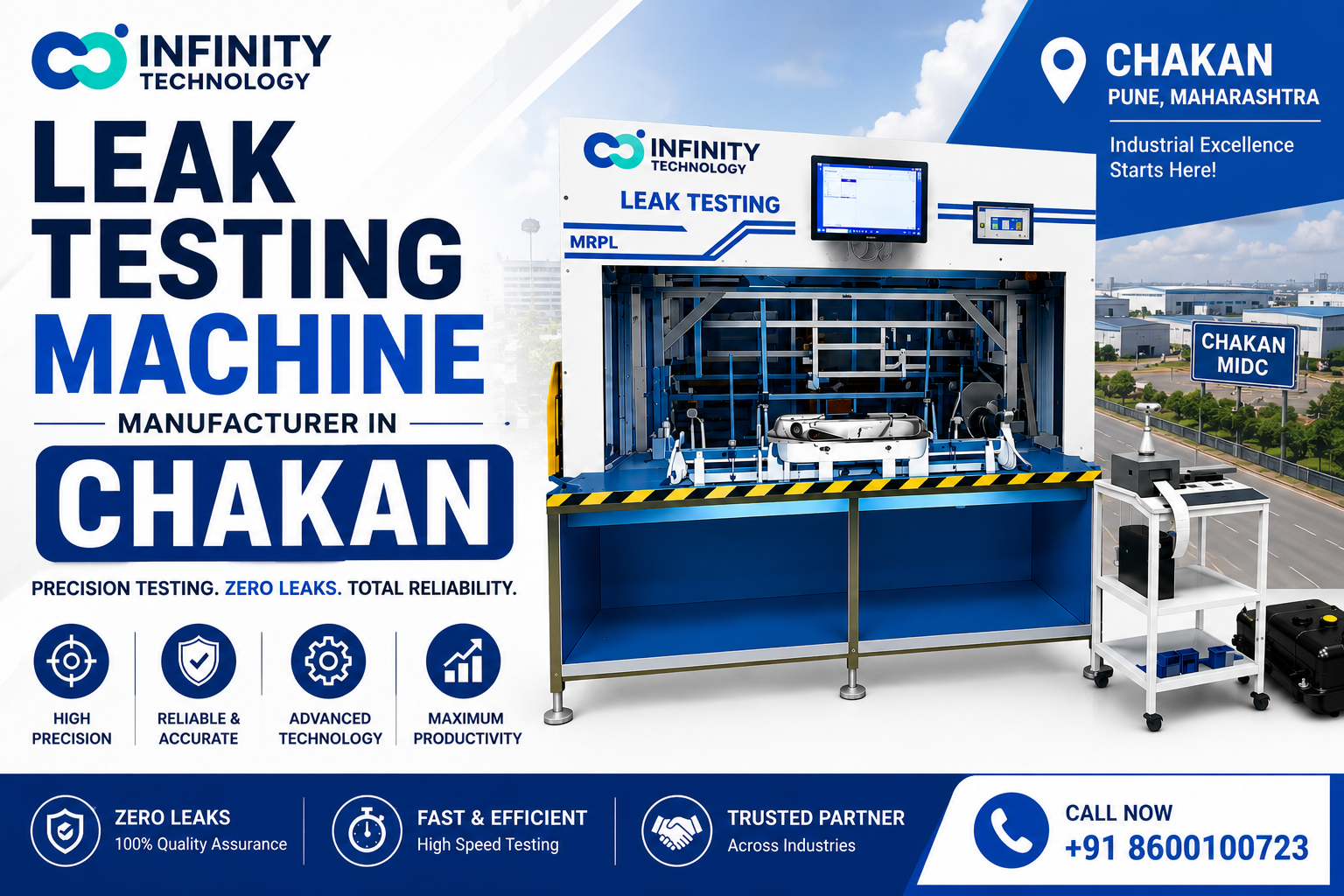 Leak Testing Machine Manufacturer Chakan
